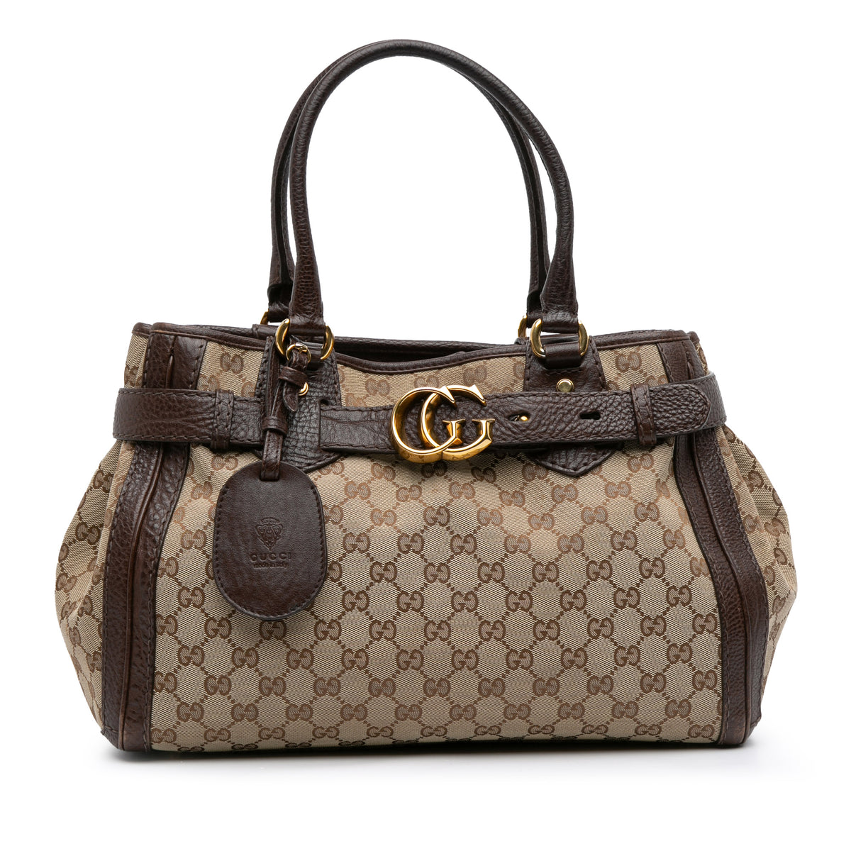 GG Canvas Running Tote