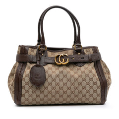 GG Canvas Running Tote