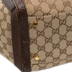 GG Canvas Running Tote