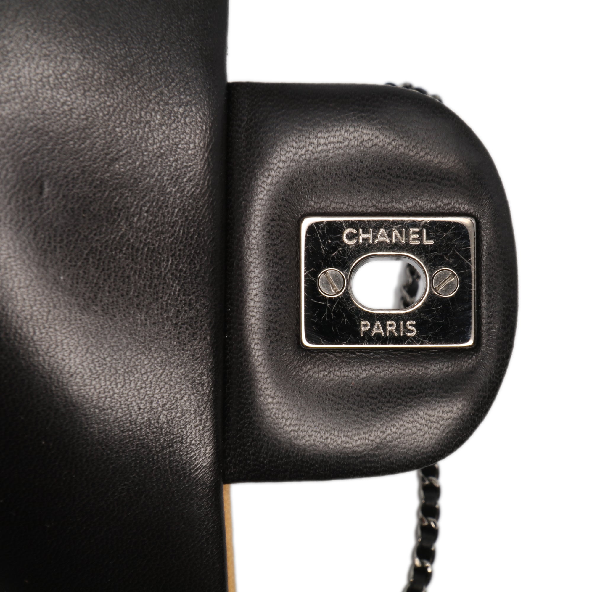 Medium Classic Bicolor Lambskin Twist Flap
