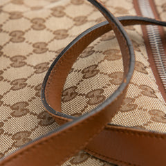 GG Canvas Web Travel Bag