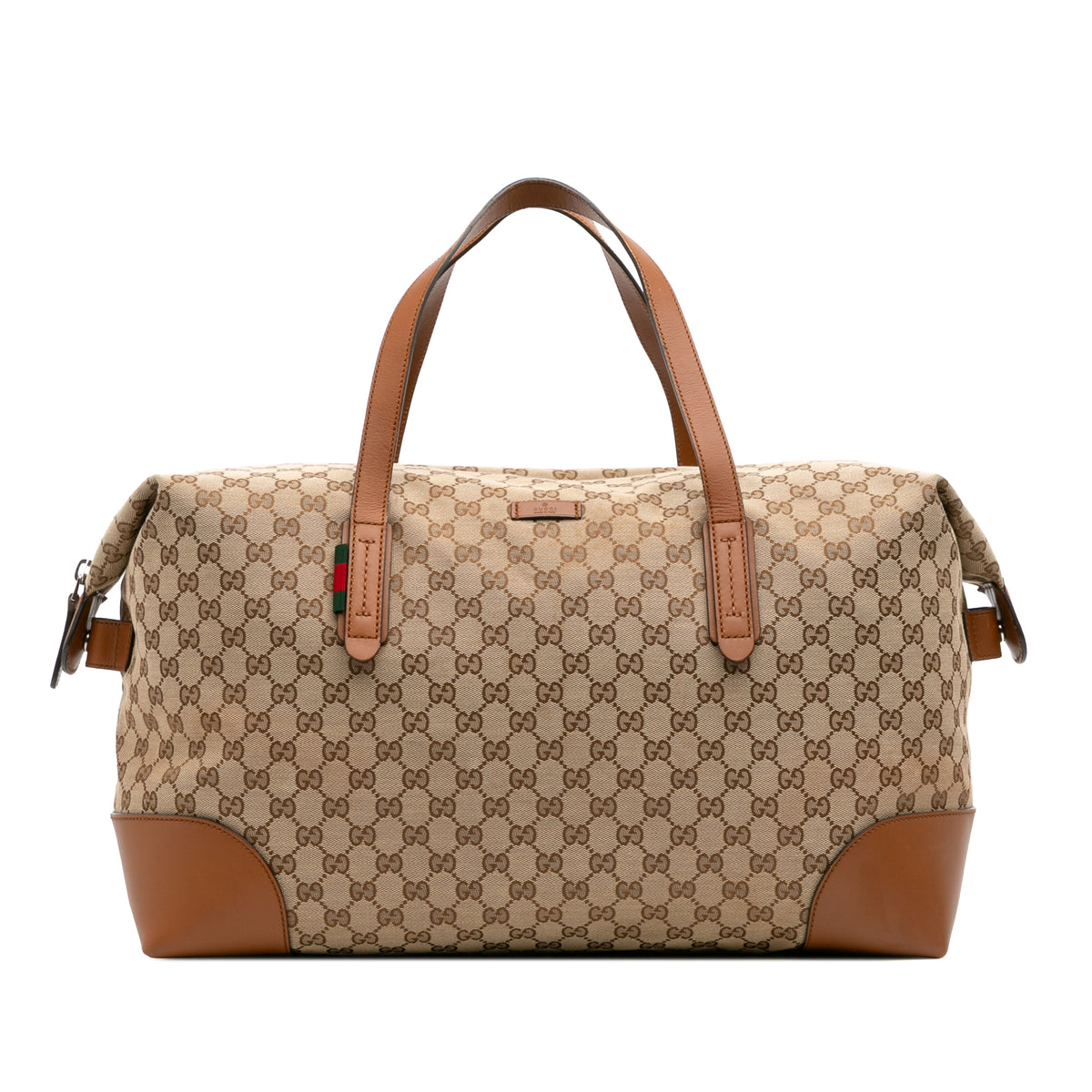 GG Canvas Web Travel Bag