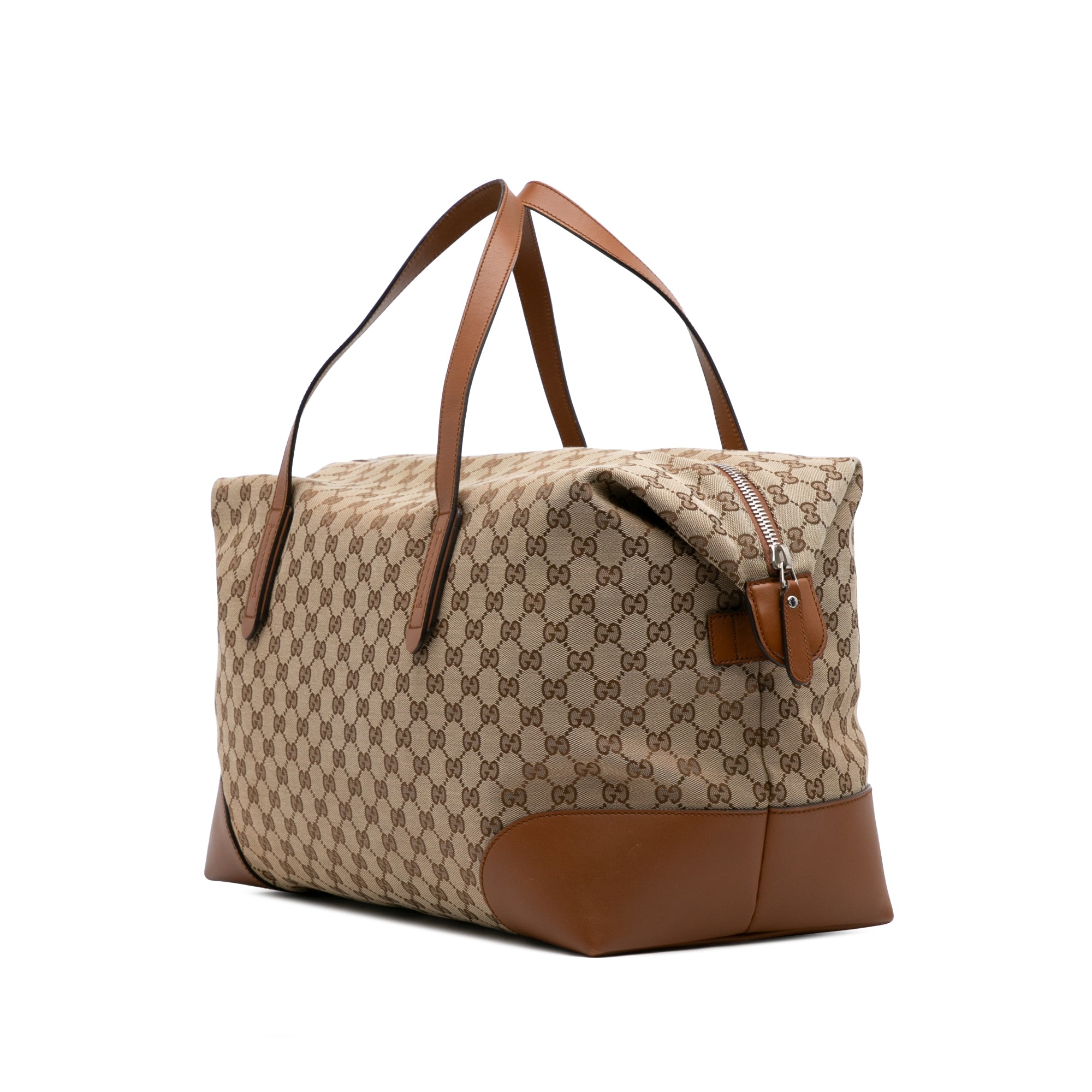 GG Canvas Web Travel Bag
