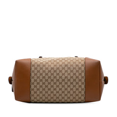 GG Canvas Web Travel Bag