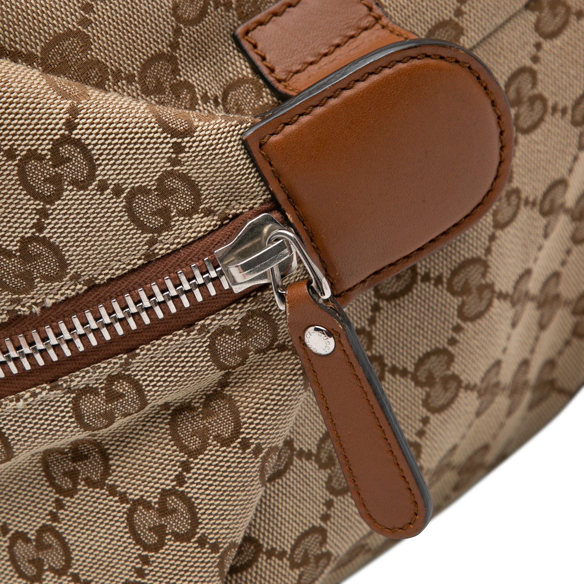 GG Canvas Web Travel Bag