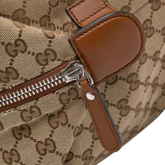 GG Canvas Web Travel Bag