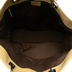 GG Canvas Web Bucket Tote