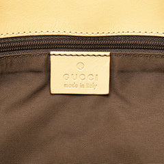 GG Canvas Web Bucket Tote