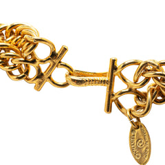 Gold Plated Lion Head Choker Necklace