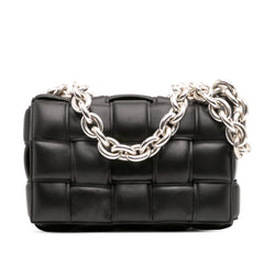 Nappa Intrecciato Padded Chain Cassette Satchel