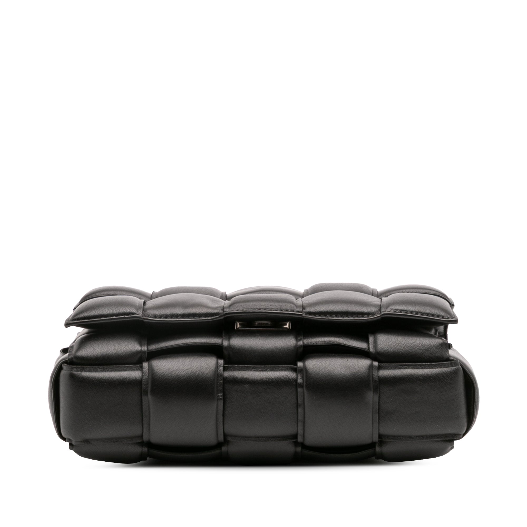 Nappa Intrecciato Padded Chain Cassette Satchel