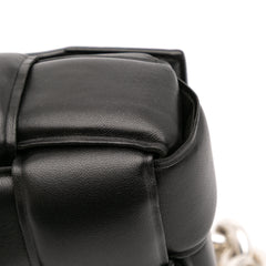 Nappa Intrecciato Padded Chain Cassette Satchel
