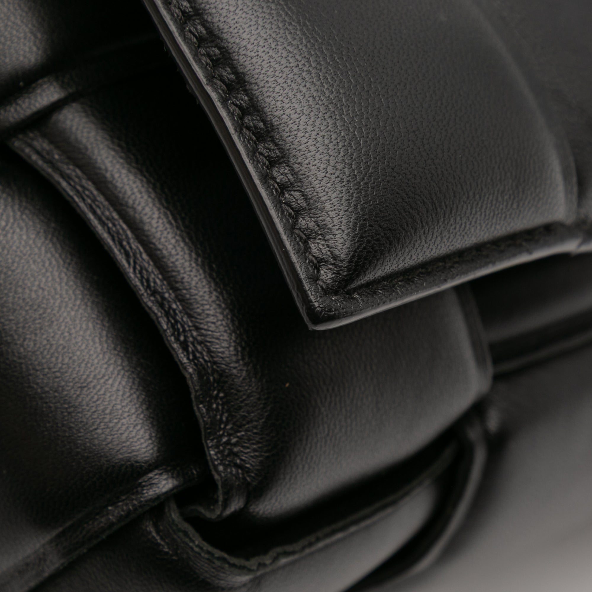 Nappa Intrecciato Padded Chain Cassette Satchel