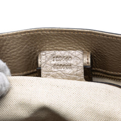 Medium Calfskin Bamboo Shopper Satchel