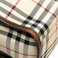 House Check Canvas Tote