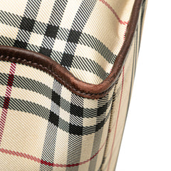 House Check Canvas Tote