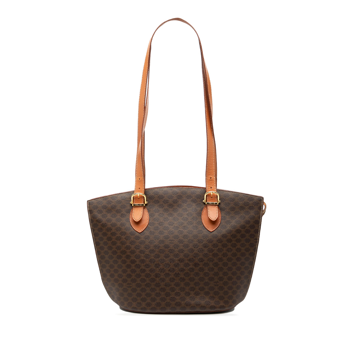 Macadam Coated Canvas Shoulder Bag