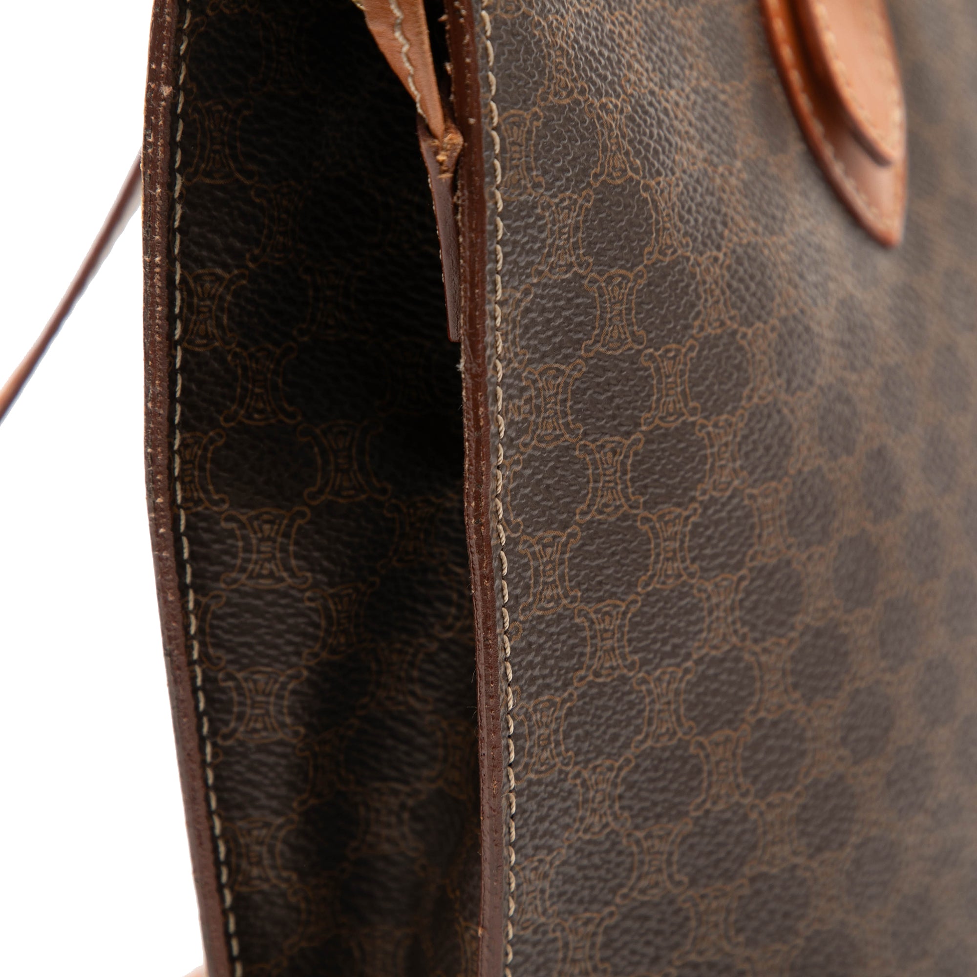 Macadam Coated Canvas Shoulder Bag