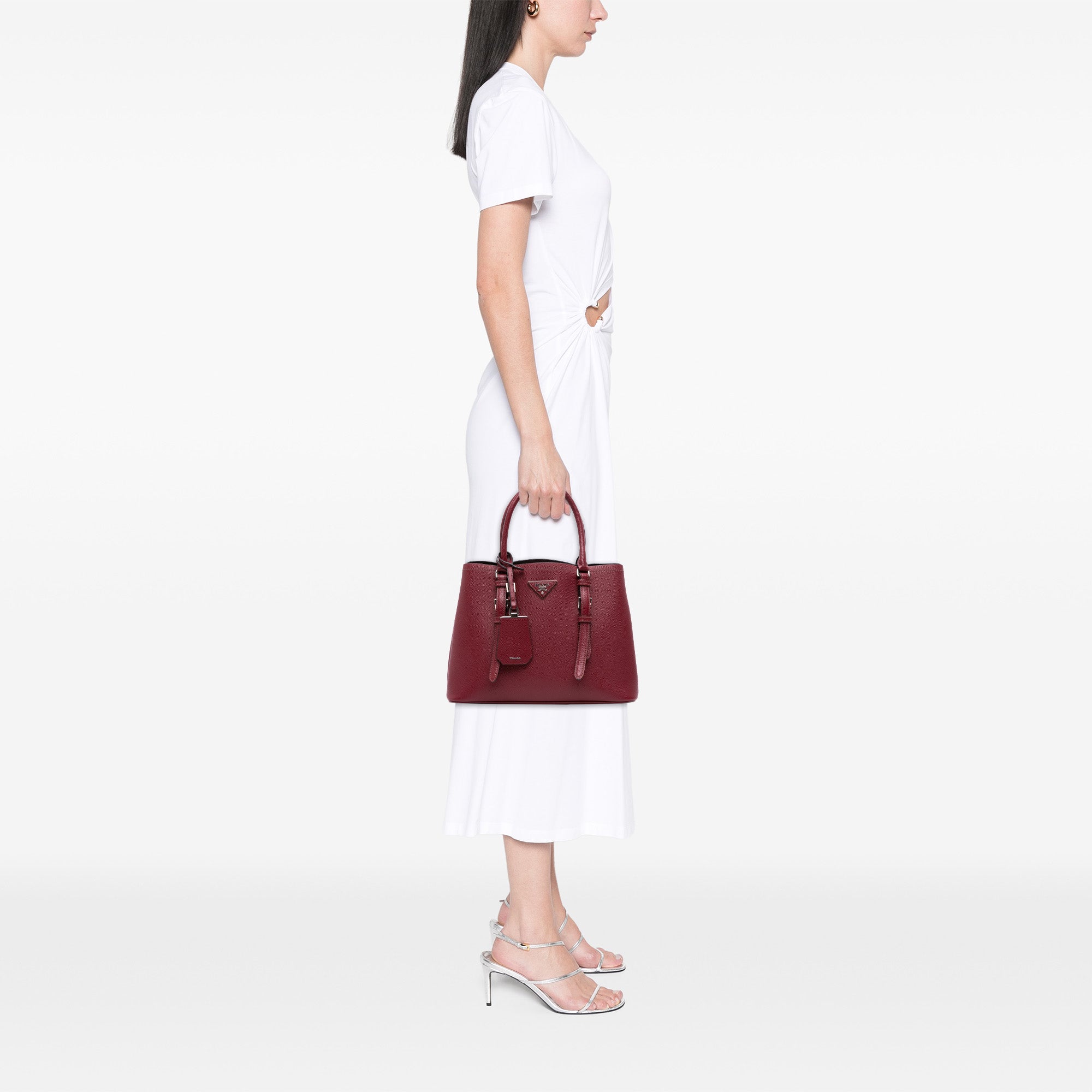Saffiano Cuir Double Satchel