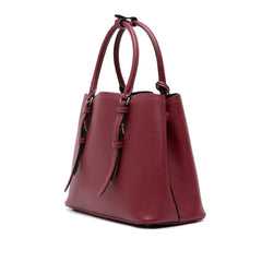 Saffiano Cuir Double Satchel