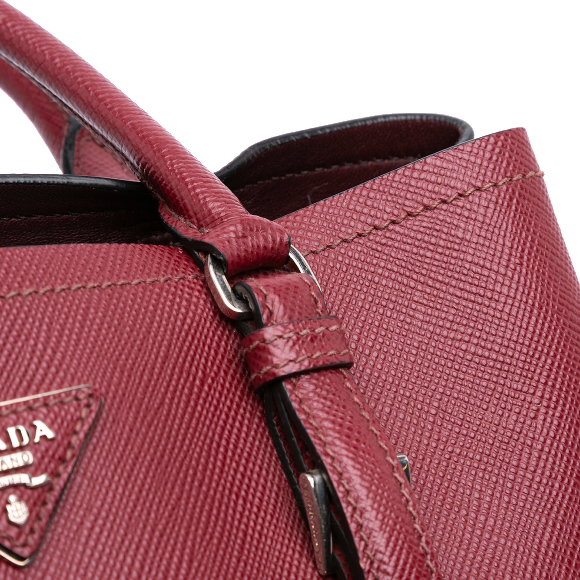 Saffiano Cuir Double Satchel