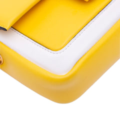 Mini Bicolor Nappa Apolo Chain Baguette Shoulder Bag