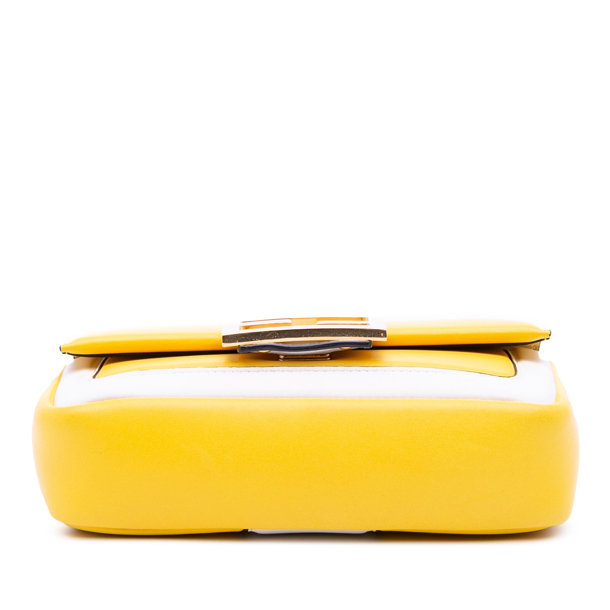 Mini Bicolor Nappa Apolo Chain Baguette Shoulder Bag