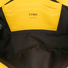 Mini Bicolor Nappa Apolo Chain Baguette Shoulder Bag