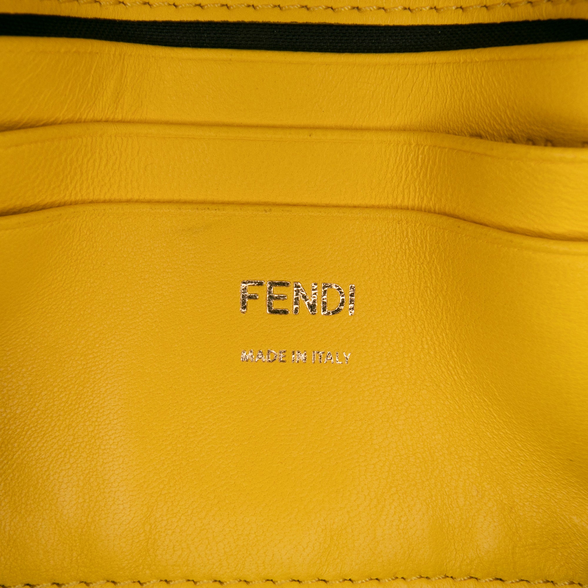 Mini Bicolor Nappa Apolo Chain Baguette Shoulder Bag