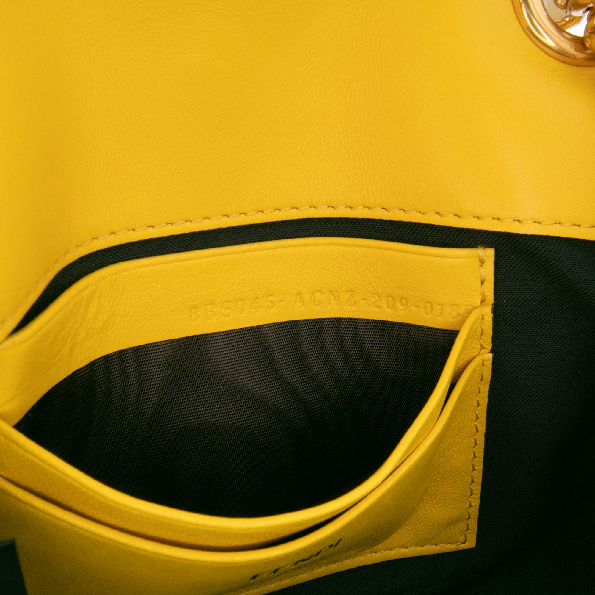 Mini Bicolor Nappa Apolo Chain Baguette Shoulder Bag