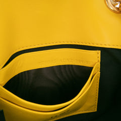 Mini Bicolor Nappa Apolo Chain Baguette Shoulder Bag