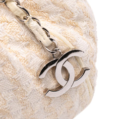 Tweed Boucle Knitting Top Handle Bag
