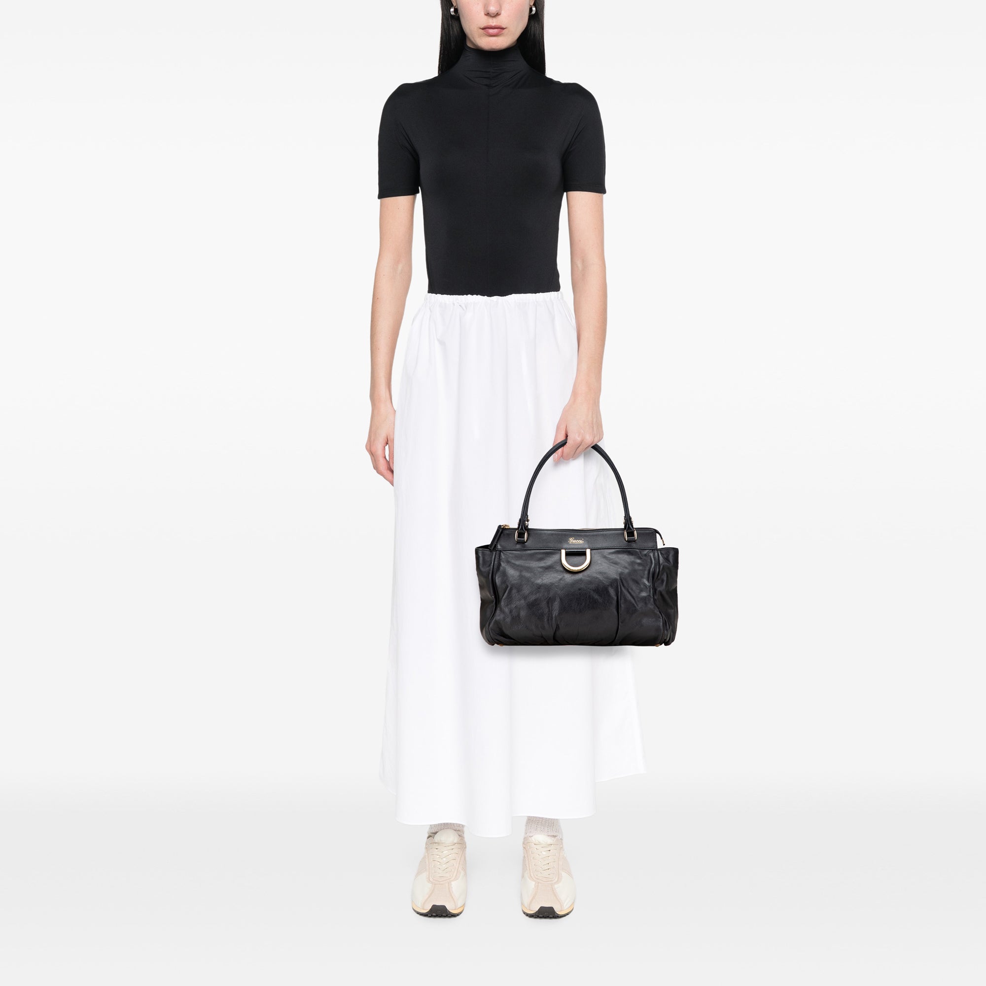 Leather Abbey D Ring Tote