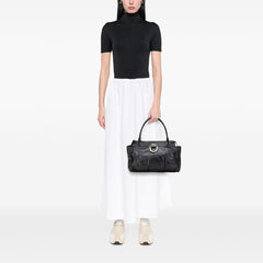Leather Abbey D Ring Tote