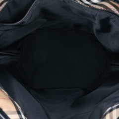 Nova Check Trimmed Nylon Tote