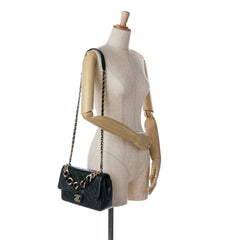 Medium Lambskin Elegant Chain Single Flap