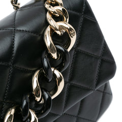 Medium Lambskin Elegant Chain Single Flap