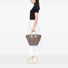 Linen and Jute Panier Bus Tote GM
