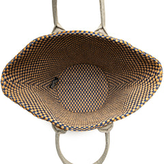 Linen and Jute Panier Bus Tote GM