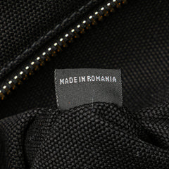Large Canvas Canapa Righe Striped Satchel