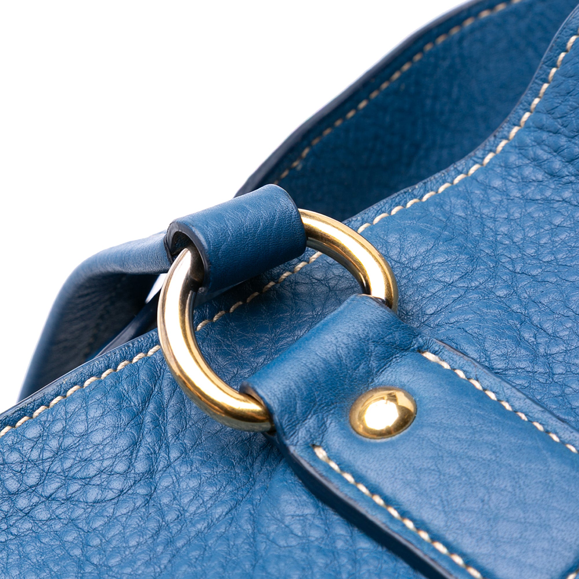 Vitello Daino Side Zip Shopper Tote