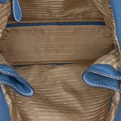 Vitello Daino Side Zip Shopper Tote