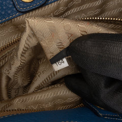 Vitello Daino Side Zip Shopper Tote