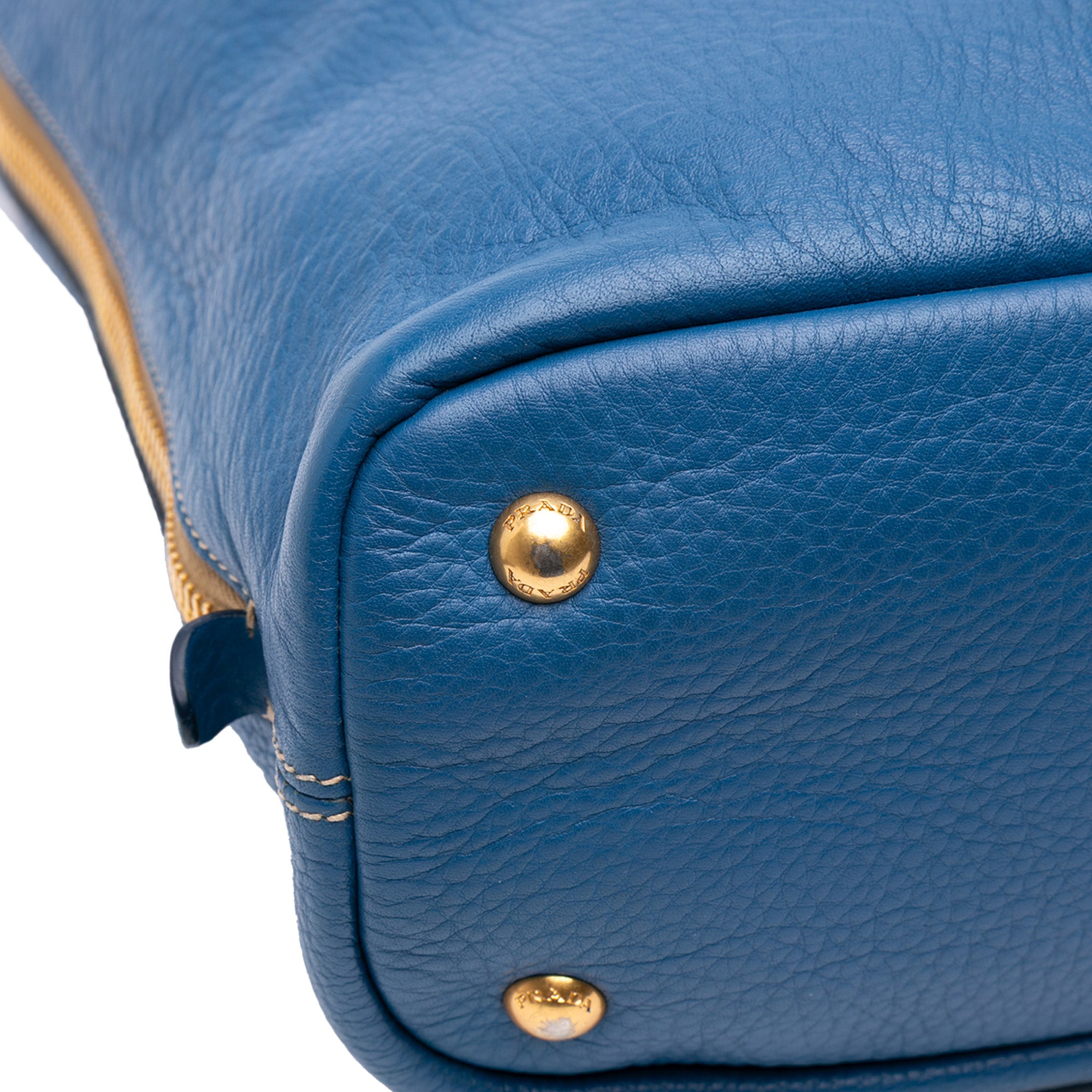 Vitello Daino Side Zip Shopper Tote