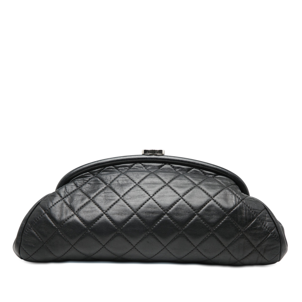 Quilted Lambskin Timeless Kisslock Clutch