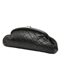 Quilted Lambskin Timeless Kisslock Clutch