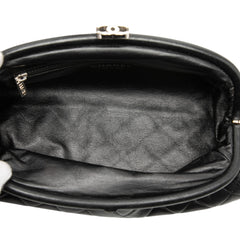 Quilted Lambskin Timeless Kisslock Clutch