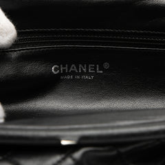 Quilted Lambskin Timeless Kisslock Clutch