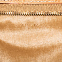 Macadam Coated Canvas Clutch