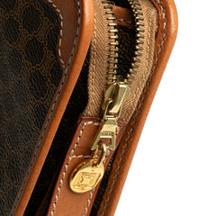 Macadam Coated Canvas Clutch